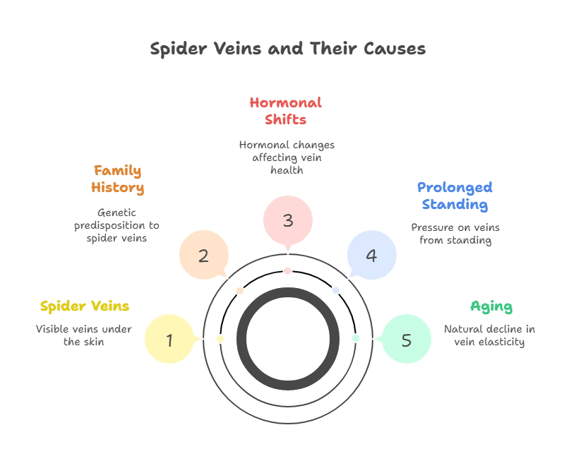 spider veins and their causes